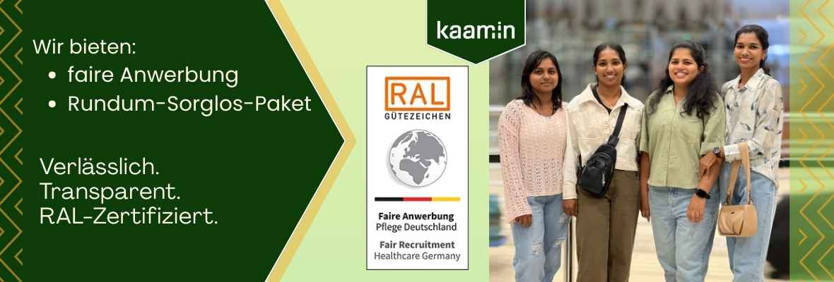 Auschländische Pflegekräfte über RAL Qualifiziert